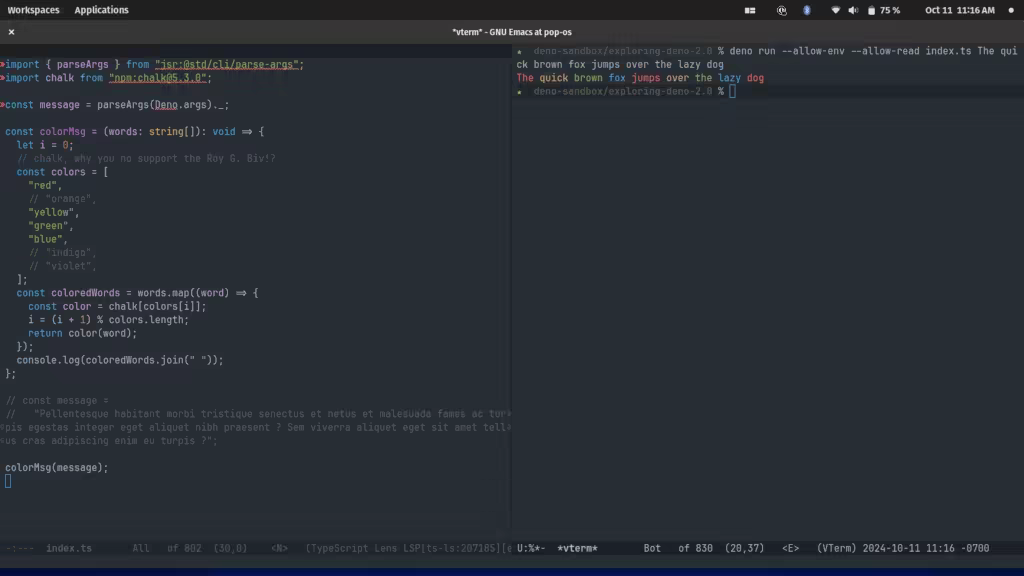 Deno 2.0 and the npm: specifier