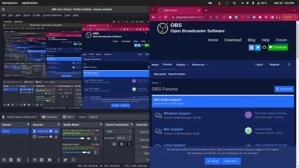 Installing OBS Studio on Linux